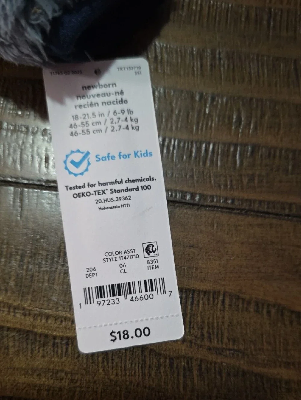 Carter's Plush Blue Hooded Toddler Jacket